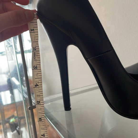 Beautiful REAL LEATHER super high stiletto pumps - Picture 4 of 4